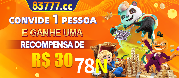 Banner institucional da 78N sobre parceria de marcas e criação de uma marca de excelência, apresentando os mascotes de jogos populares como o Fortune Tiger.