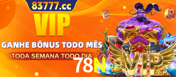 Banner promocional do 78N oferecendo 100% de recompensas adicionais contínuas para quem fizer o login diário (Daily sign-in), com um mascote de coelho.