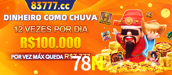 Banner do programa de recompensas Recomende para amigos do 78N, detalhando os bônus por convidar amigos, com prêmios que chegam a R$288.888.